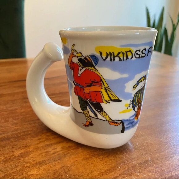 Horn Shaped Viking Mug with Swedish Design - Picture 12 of 16